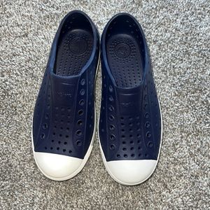 Navy blue Native shoes